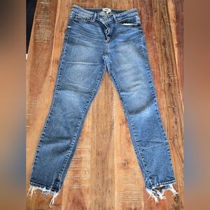 Paige Ankle Distressed Jeans